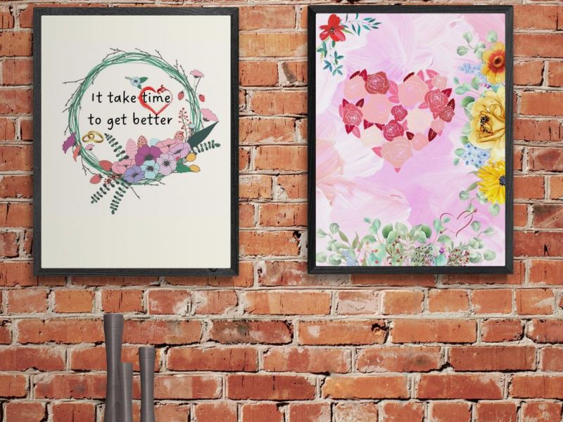 Colorful way to decorate the house: Wall&nbsp;art