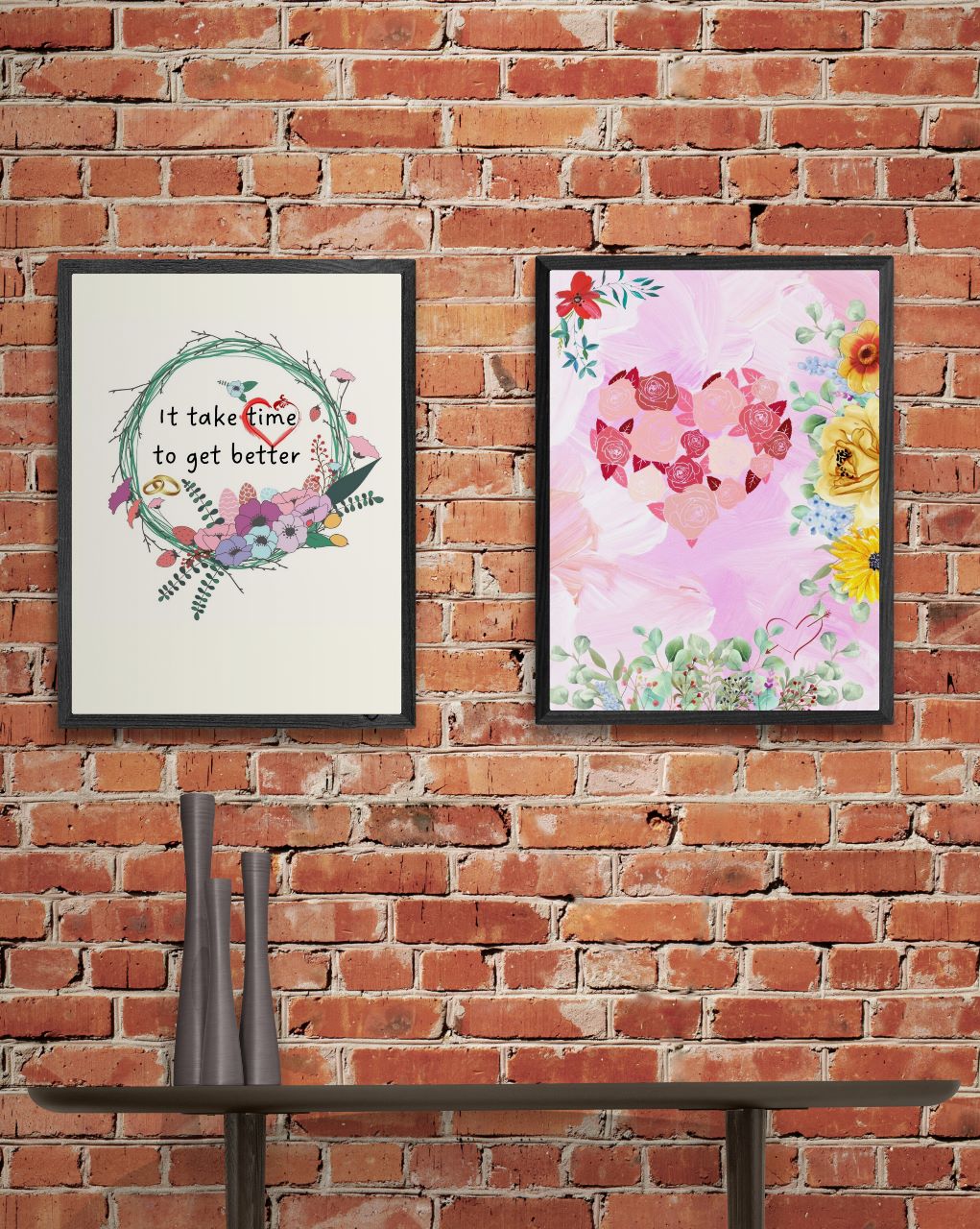 Colorful way to decorate the house: Wall art